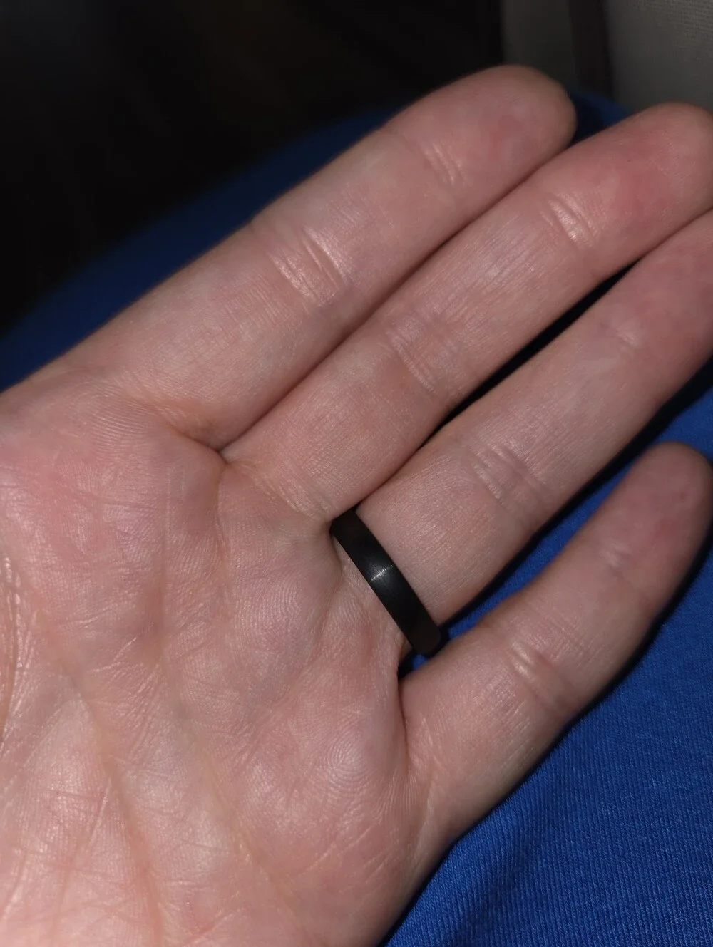 Black Tungsten Carbide Ring Size 9 Men’s Unisex Wedding Band